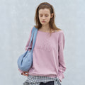 FOETO [3rd] Vintage cut off sweatshirt - pink lavender