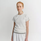EAAH RAGLAN RIB T-SHIRT (WHITE)