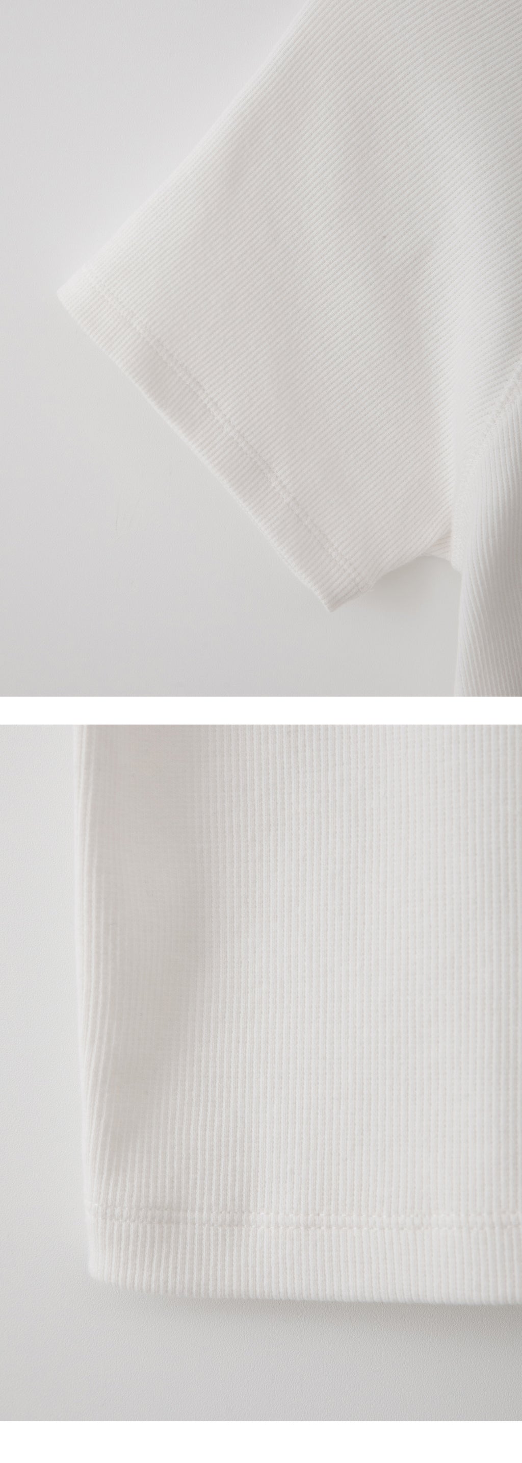 EAAH RAGLAN RIB T-SHIRT (WHITE)
