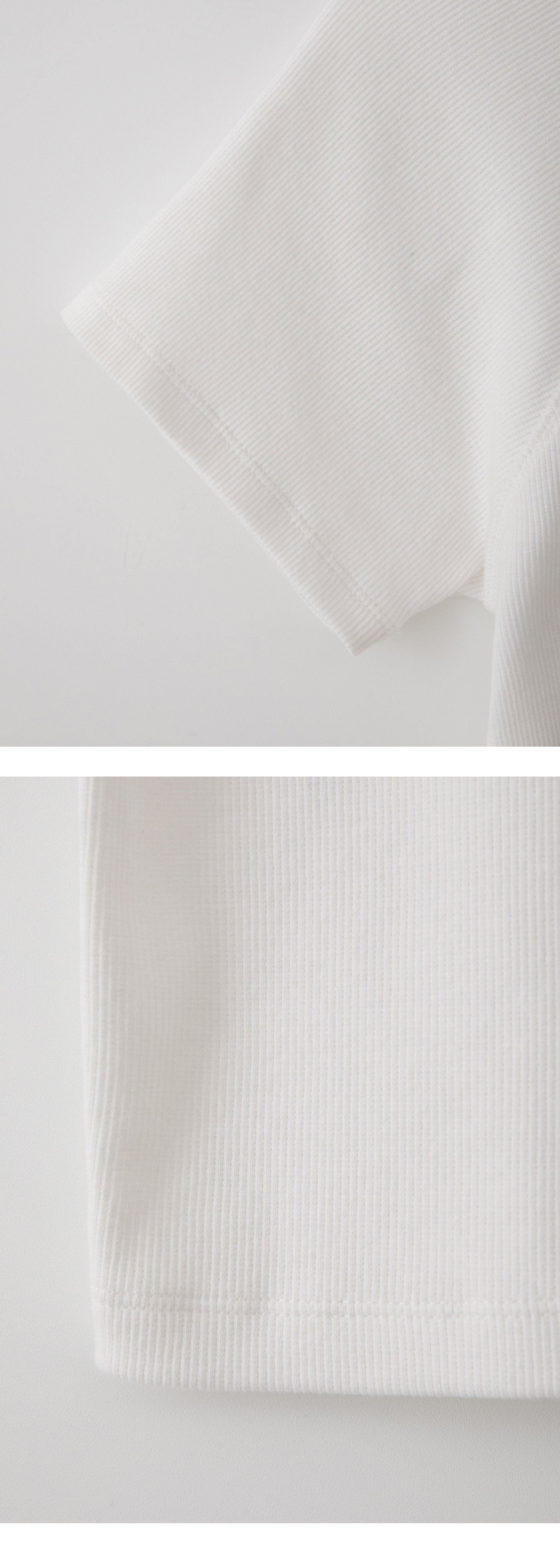 EAAH RAGLAN RIB T-SHIRT (WHITE)
