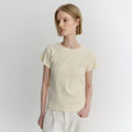 EAAH RAGLAN RIB T-SHIRT (CREAM)