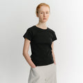 EAAH RAGLAN RIB T-SHIRT (BLACK)