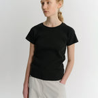 EAAH RAGLAN RIB T-SHIRT (BLACK)