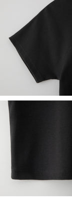 EAAH RAGLAN RIB T-SHIRT (BLACK)