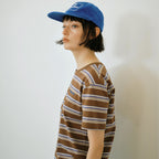 GREENBUTTER Cotton Stripe Tee (Brown)