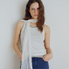 BLANK03 layered cotton sleeveless t-shirt (5colors)
