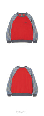 TEKET Script Terry Sweatshirt Red