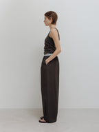 MOIA plain sleeveless (soil brown)