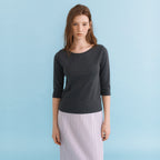 HACER Silket Boatneck T-Shirt (5color)