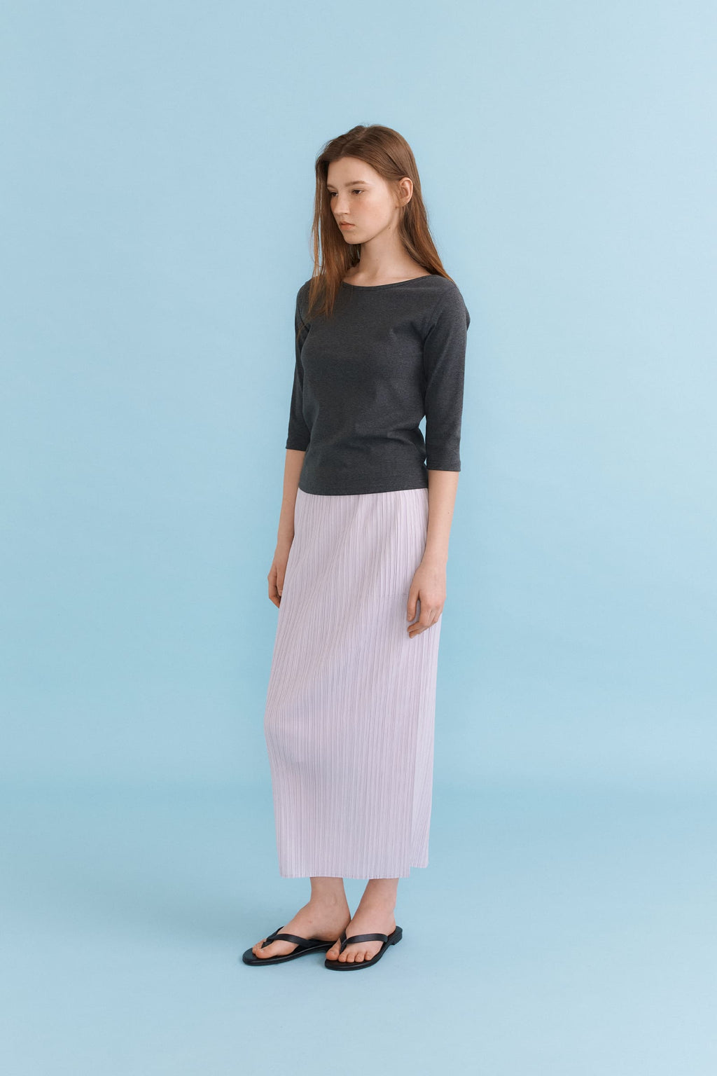HACER Silket Boatneck T-Shirt (5color)