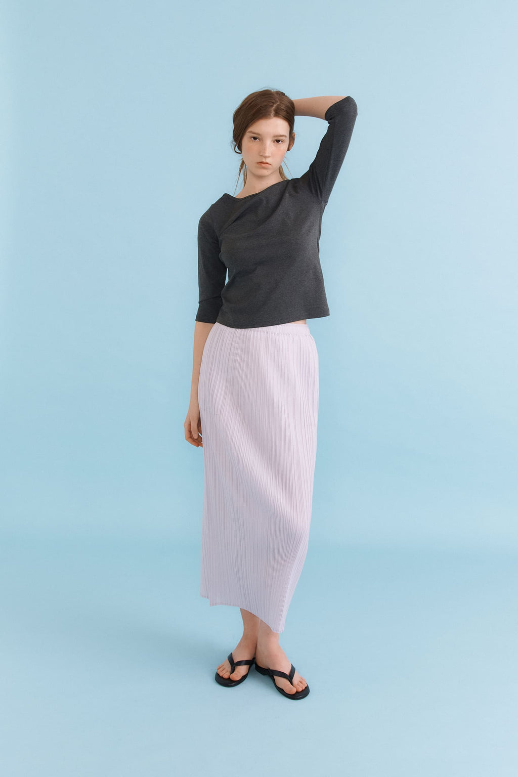 HACER Silket Boatneck T-Shirt (5color)