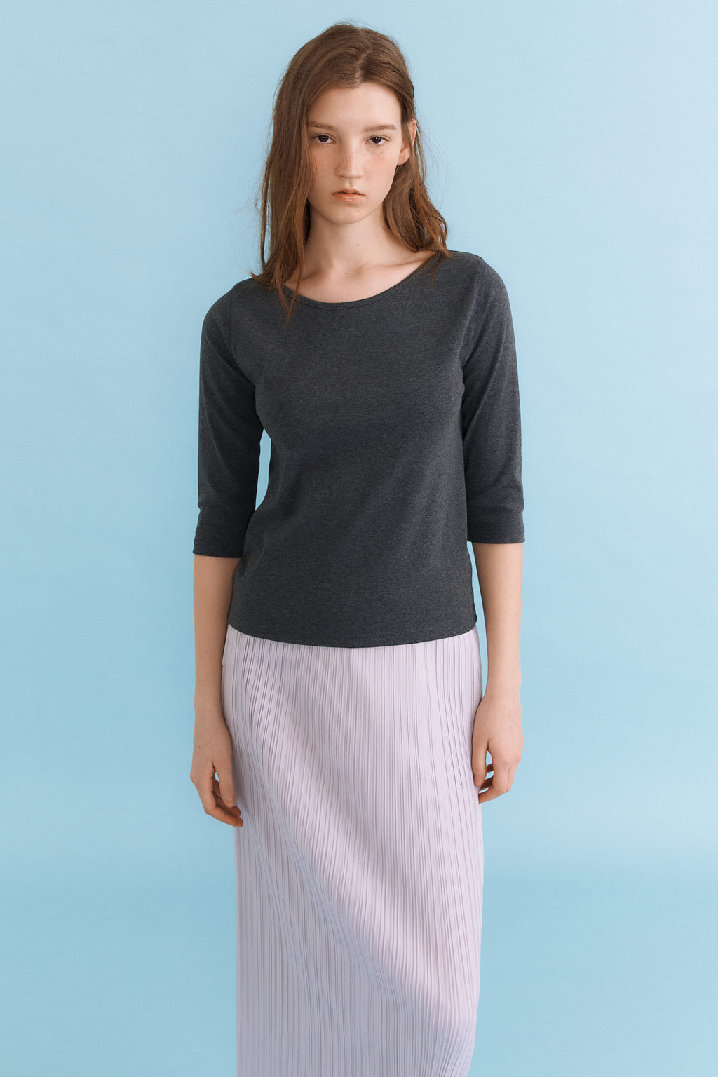 HACER Silket Boatneck T-Shirt (5color)
