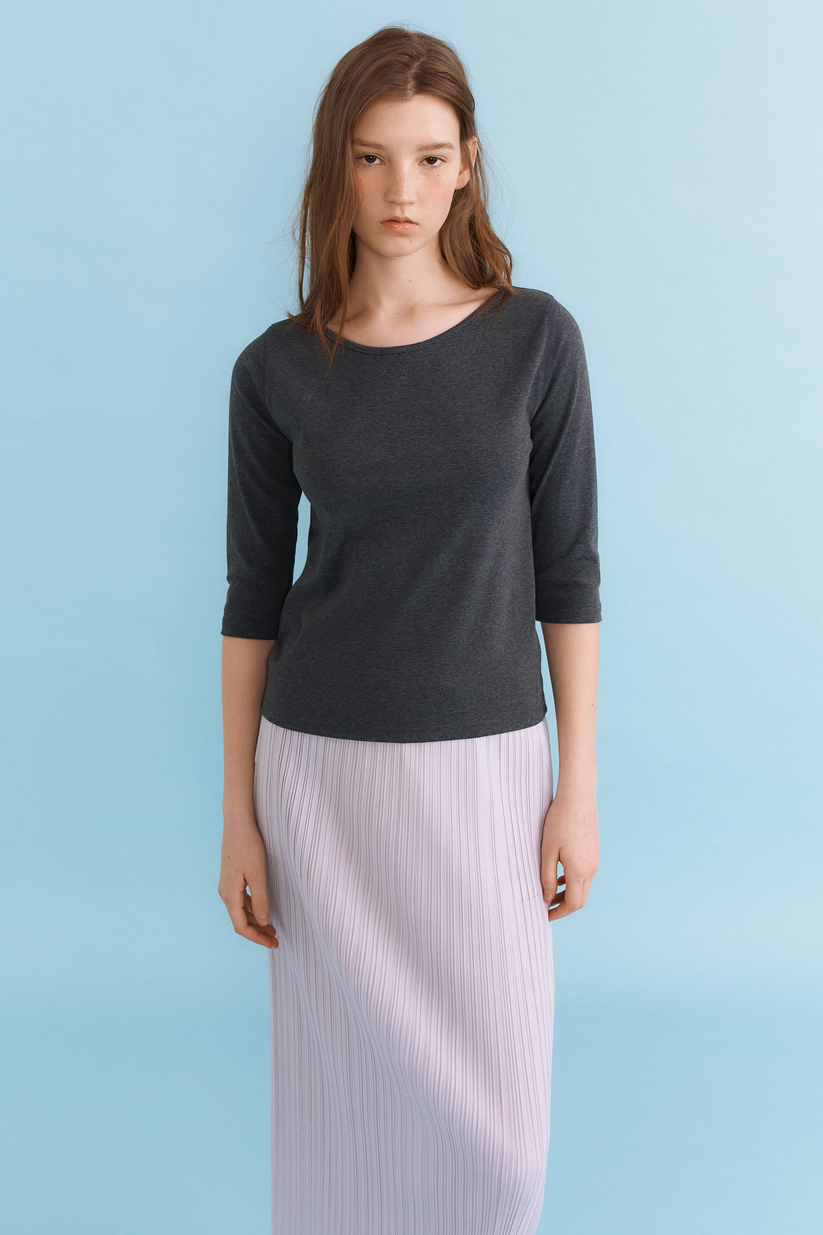 HACER Silket Boatneck T-Shirt (5color)