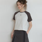 THE MITTEN [2nd] Brume half t-shirt (melange gray)