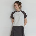 THE MITTEN [2nd] Brume half t-shirt (melange gray)