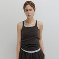 MOIA plain sleeveless (soil brown)