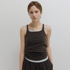 MOIA plain sleeveless (soil brown)