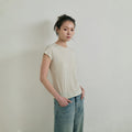 MONOCHROME [online exclusive] 26 rhea slim t-shirt (2color)