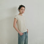 MONOCHROME [online exclusive] 26 rhea slim t-shirt (2color)