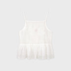 SINOON Flower Veil Blouse (White)