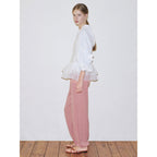 SINOON Flower Veil Blouse (White)