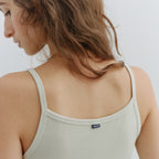 URAGO Ribbed sleeveless cardigan set_3colors