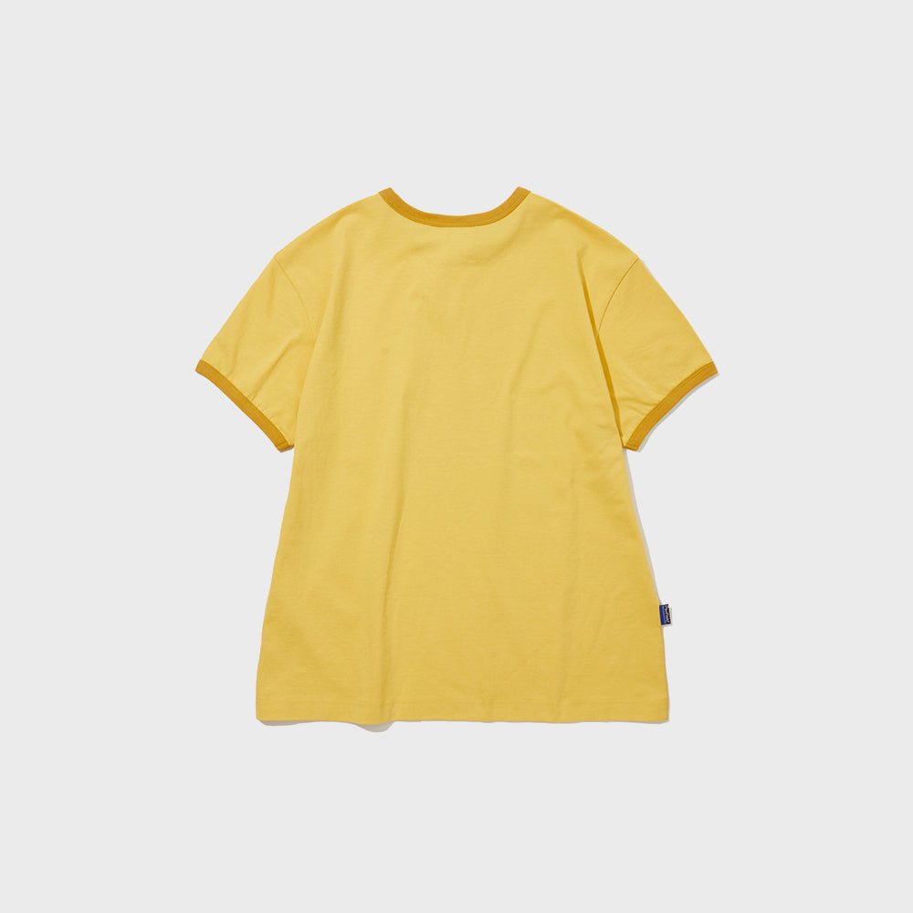 PENFIELD Vintage Series CHIVALROUS Short Sleeve T-Shirt Yellow_FS2KT43U