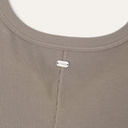 AUBER AUBER Ribbed Bodysuit - Taupe