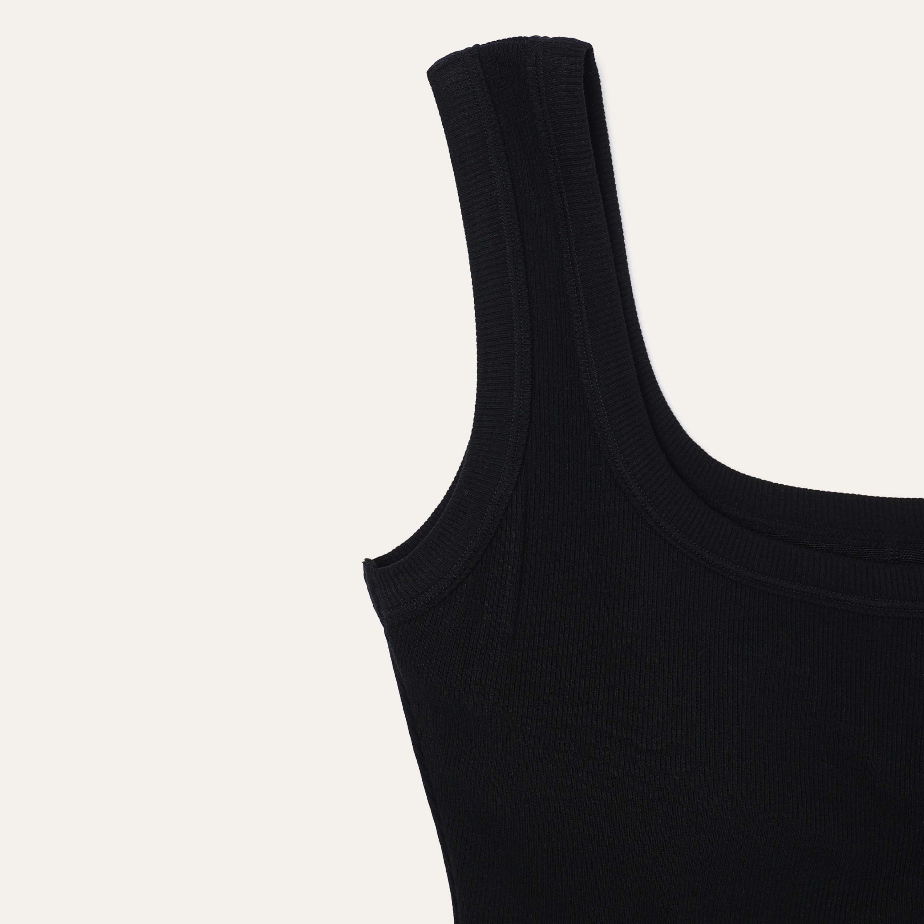 AUBER AUBER Ribbed Bodysuit - Black