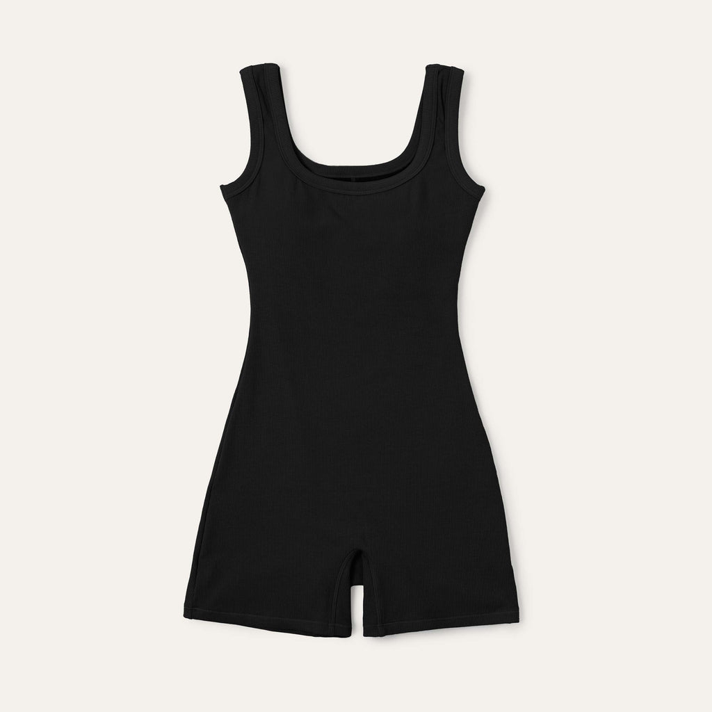 AUBER AUBER Ribbed Bodysuit - Black