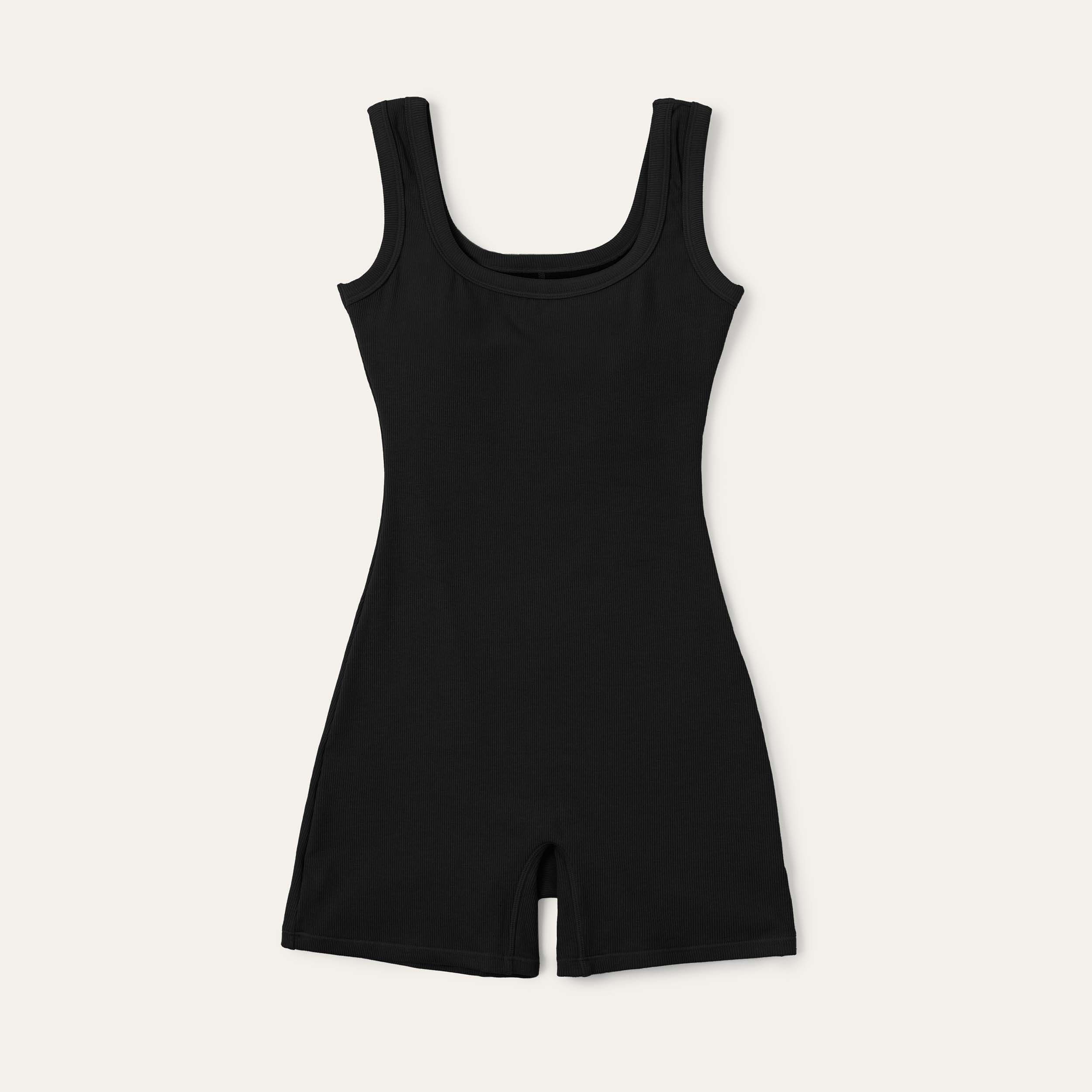 AUBER AUBER Ribbed Bodysuit - Black