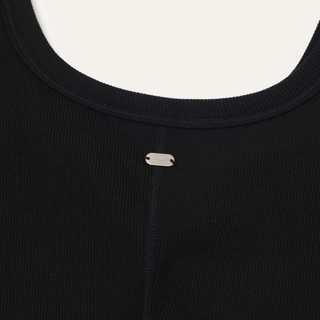 AUBER AUBER Ribbed Bodysuit - Black