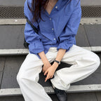 AARAN Essential check shirt_blue