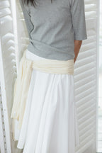 NCSSRY Essential V-Neck Top (Melange Grey)