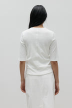 NCSSRY Essential V-Neck Top (White)