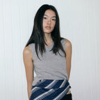 NCSSRY Essential V-Neck Sleeveless (Melange Grey)