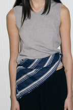 NCSSRY Essential V-Neck Sleeveless (Melange Grey)