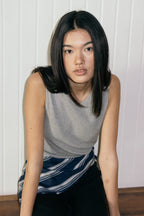 NCSSRY Essential V-Neck Sleeveless (Melange Grey)