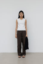 NCSSRY Essential V-Neck Sleeveless (White)