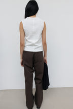 NCSSRY Essential V-Neck Sleeveless (White)