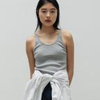 NCSSRY Essential Halter Top (Melange Grey)