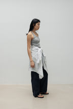 NCSSRY Essential Halter Top (Melange Grey)