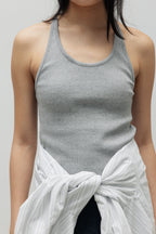NCSSRY Essential Halter Top (Melange Grey)