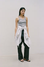 NCSSRY Essential Halter Top (Melange Grey)