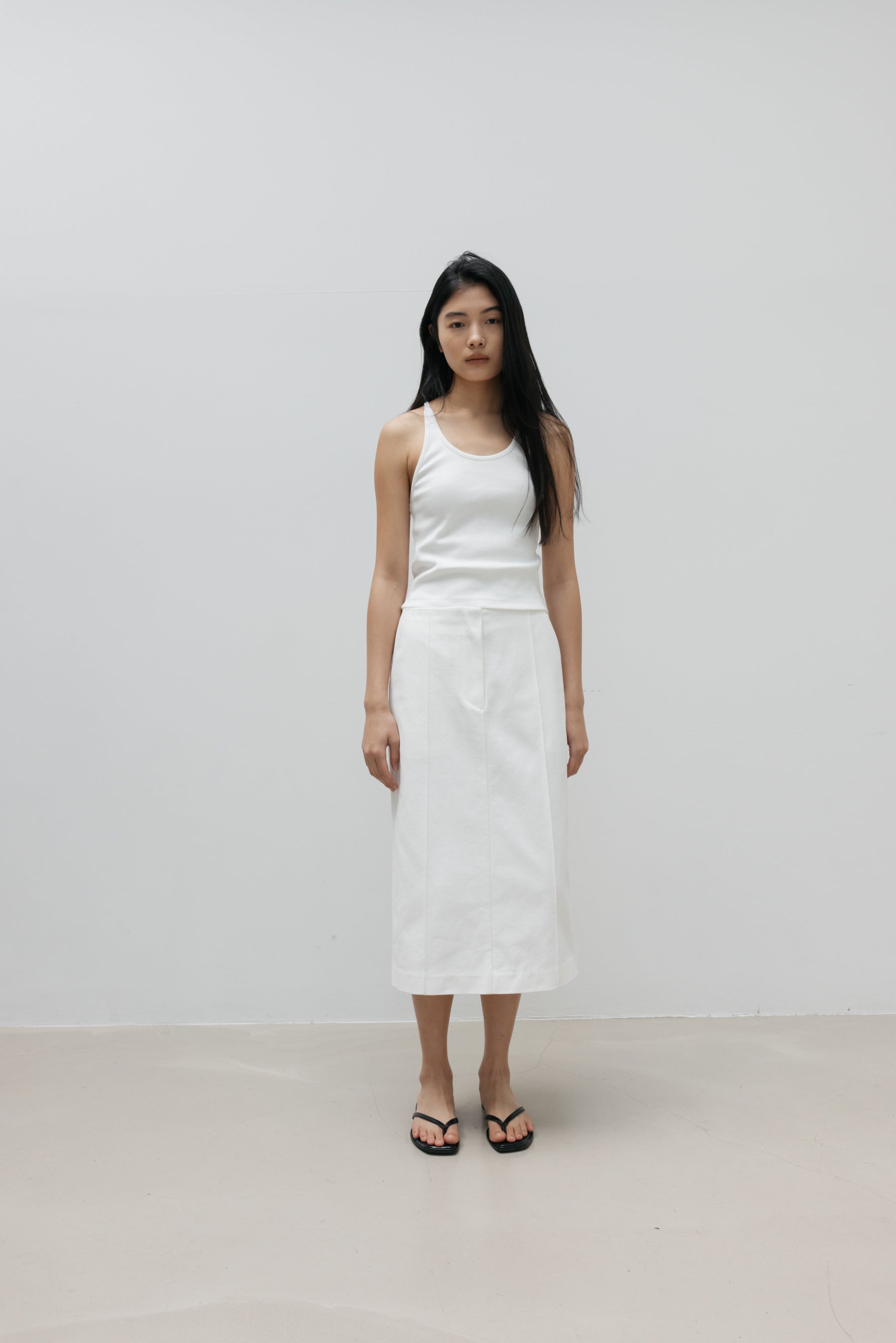 NCSSRY Essential Halter Top (White)