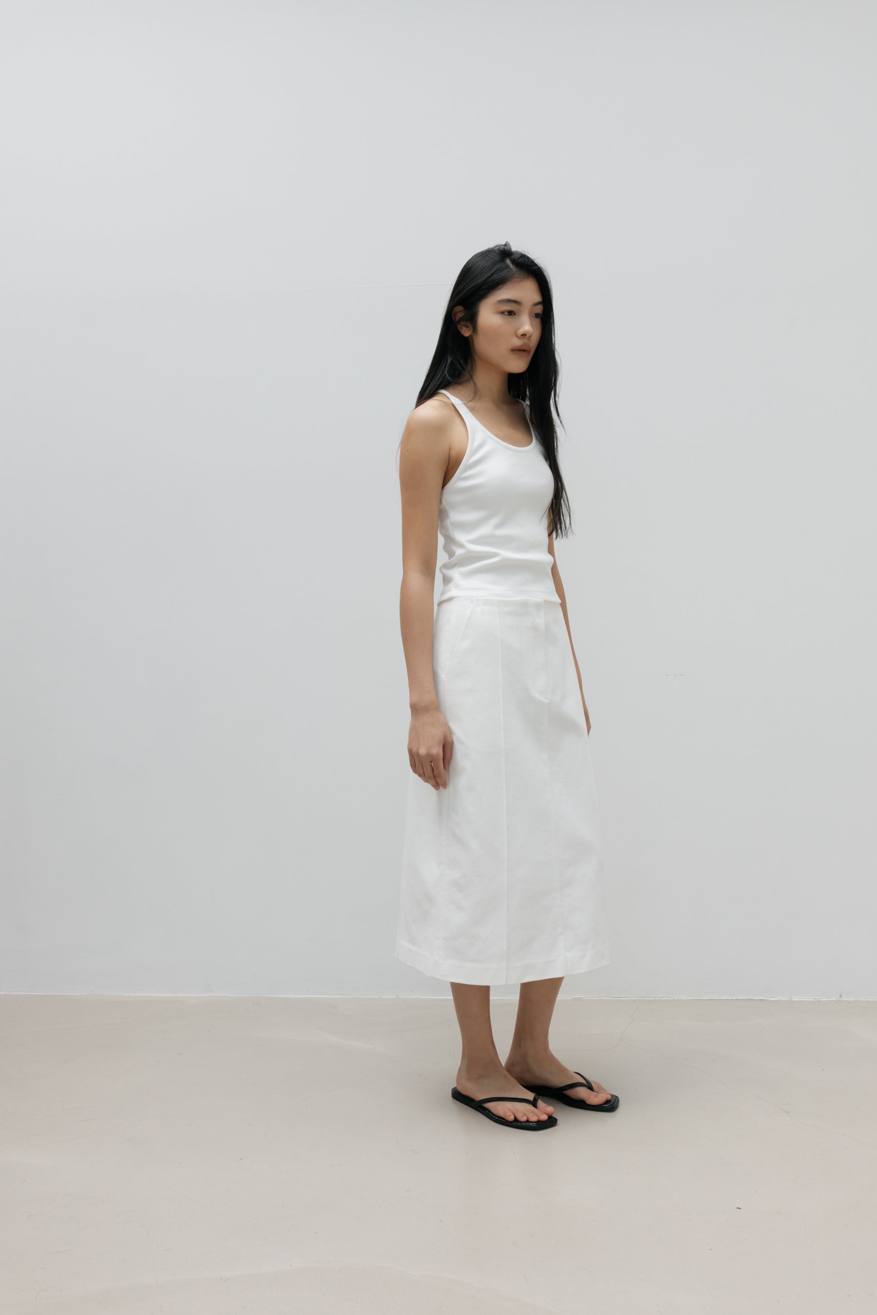 NCSSRY Essential Halter Top (White)