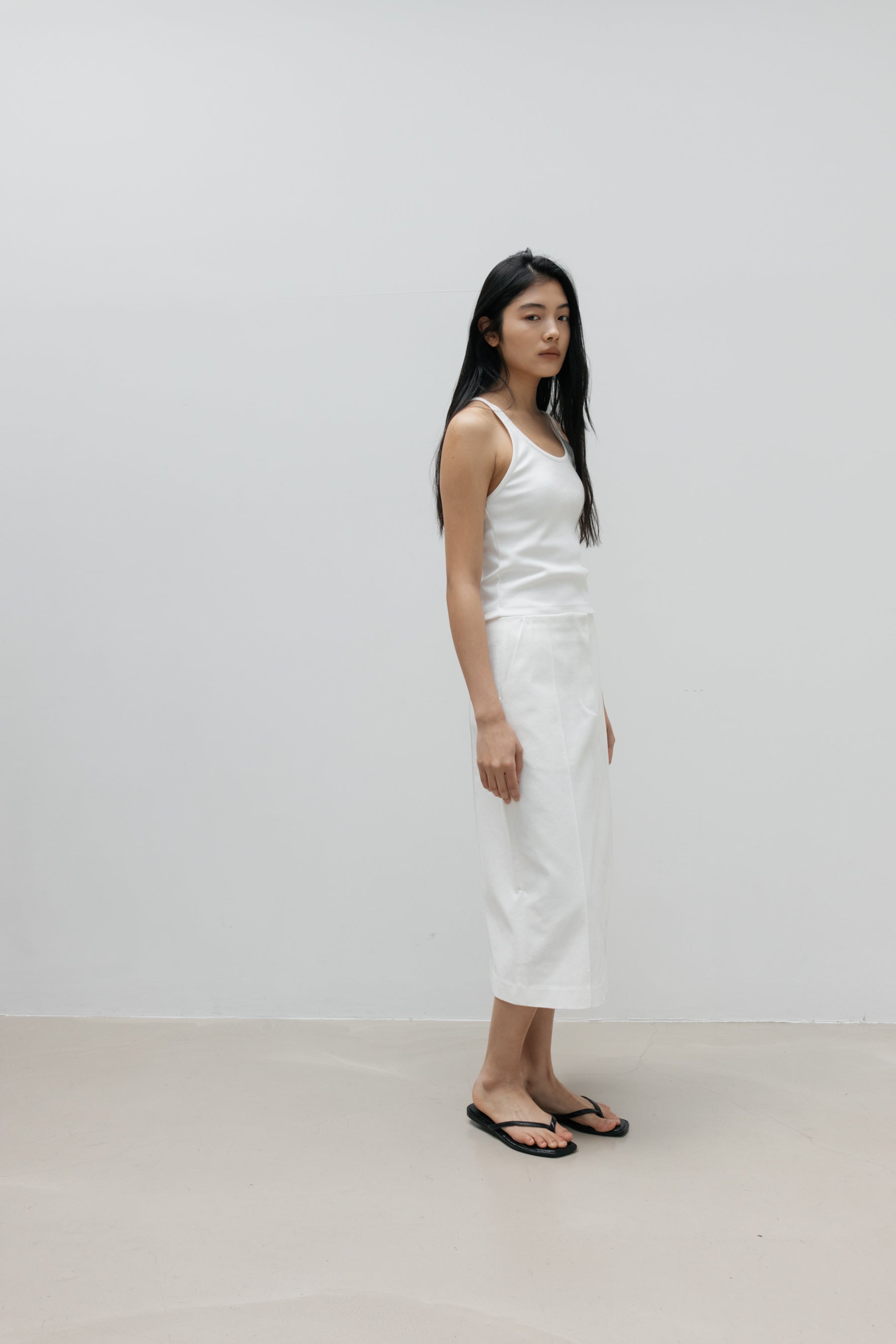 NCSSRY Essential Halter Top (White)