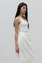 NCSSRY Essential Halter Top (White)
