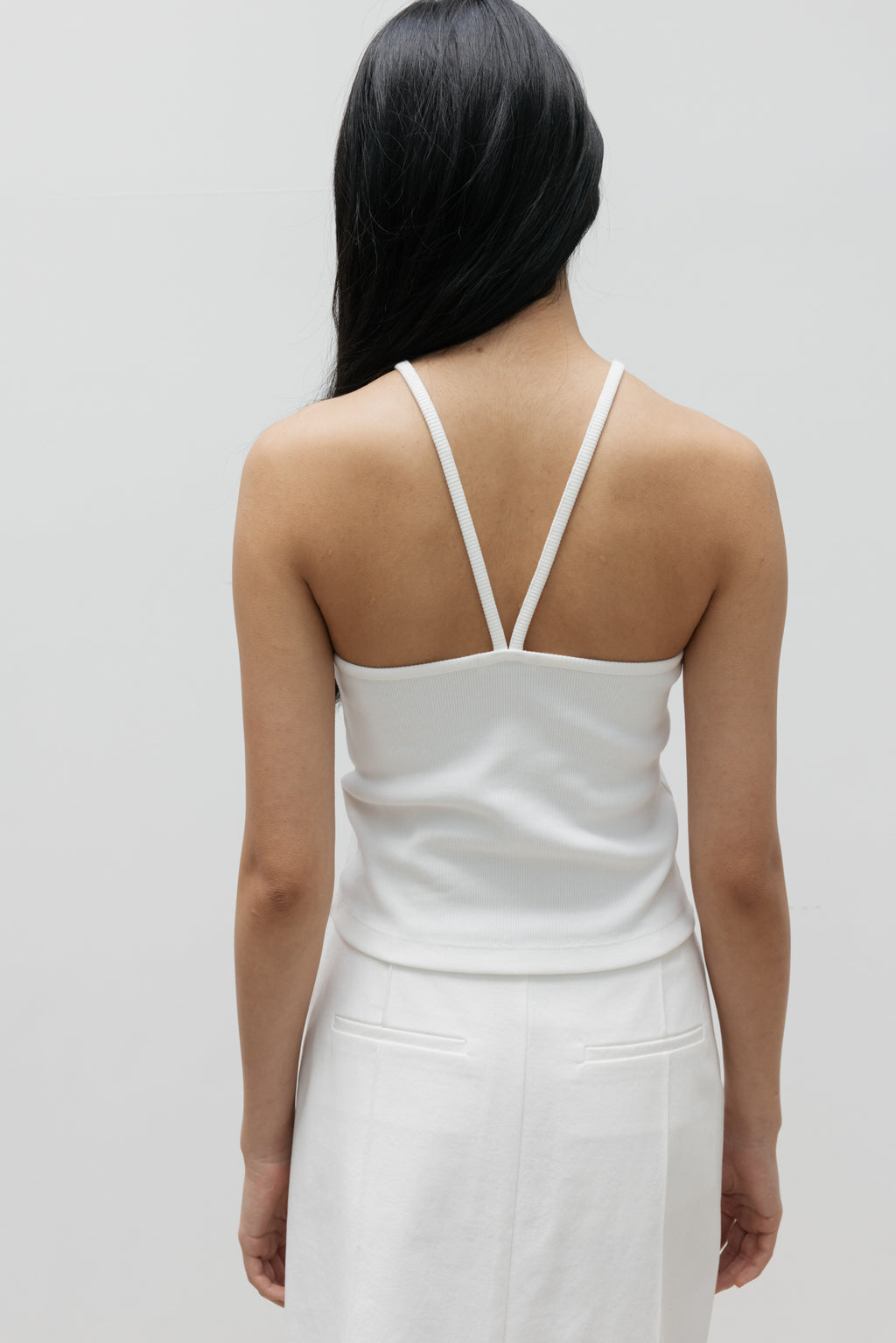 NCSSRY Essential Halter Top (White)