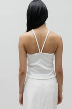 NCSSRY Essential Halter Top (White)
